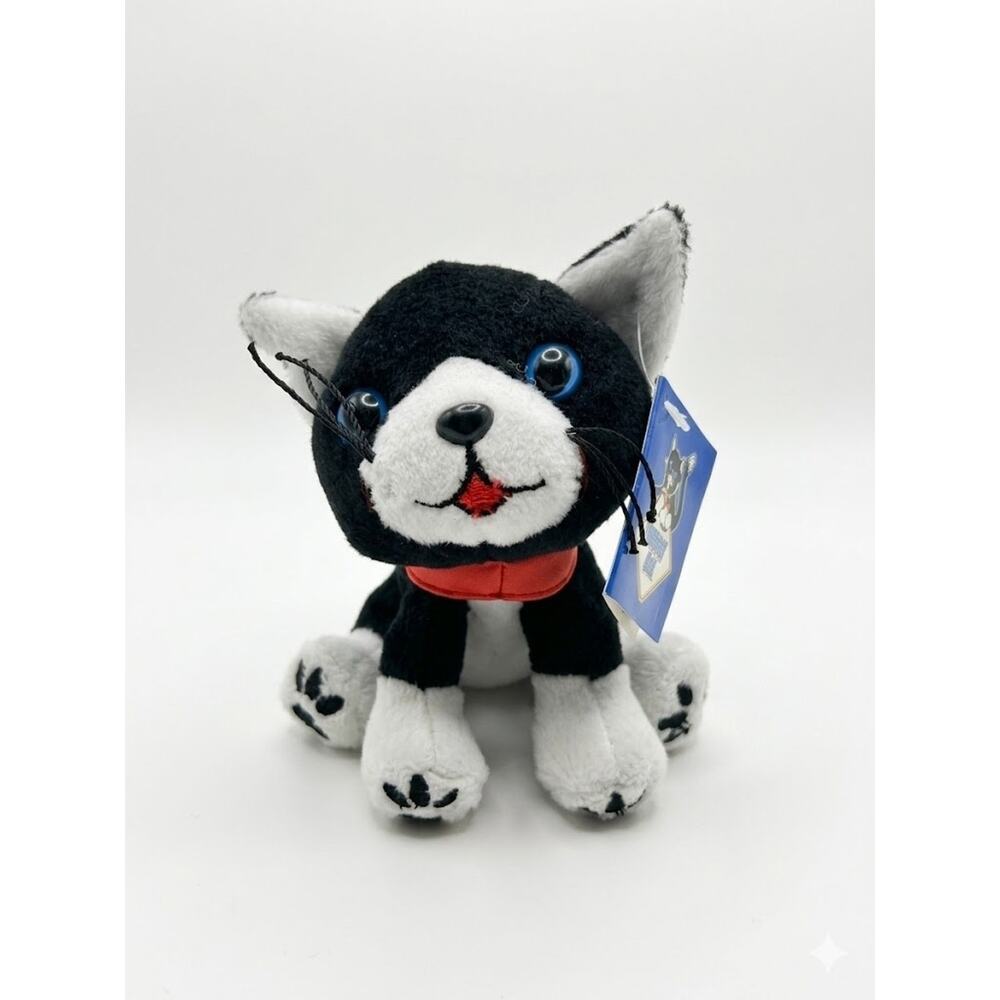 VINTAGE Jonny Cat The Clorox Pet Plush Beanie Stuffed Animal Toy 2000 RARE 4”